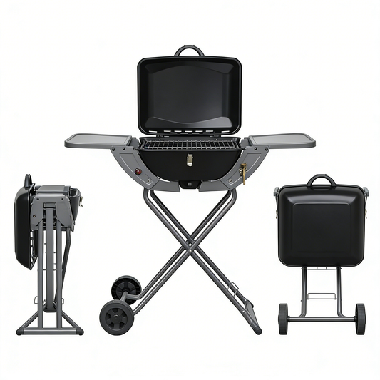 Barbecue à Gaz Camping Portable Pliable