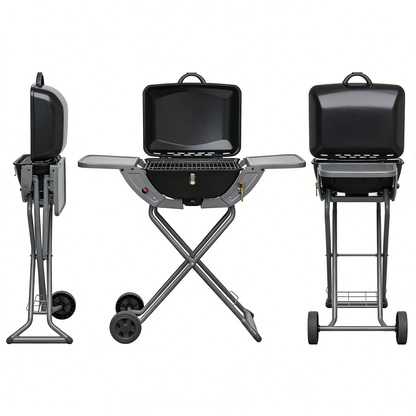 Barbecue à Gaz Camping Portable Pliable
