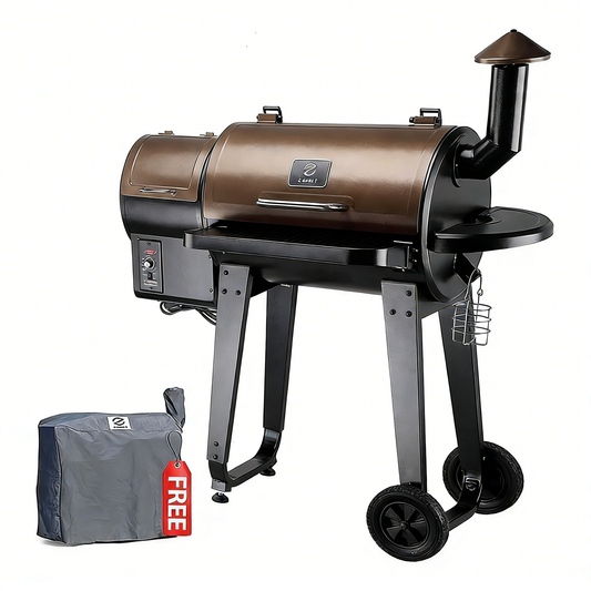 Barbecue pellets connecté WiFi smoker fond blanc
